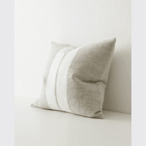 Weave Home Ottavio Cushion - Laurel | Textured Stripe
