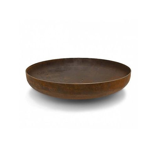 Corten Steel Fire Pit Bowl – 80cm Outdoor Brazier (Grill Accessories Not Included)