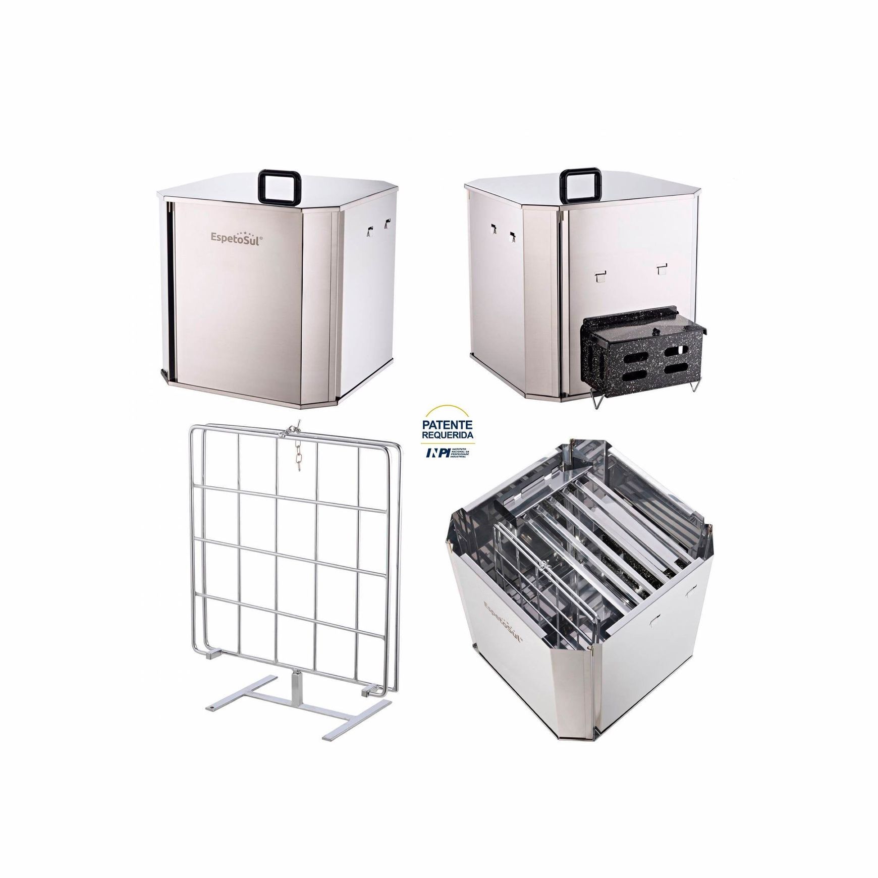 EspetoSul Charcoal Barbecue Mini Santo 10