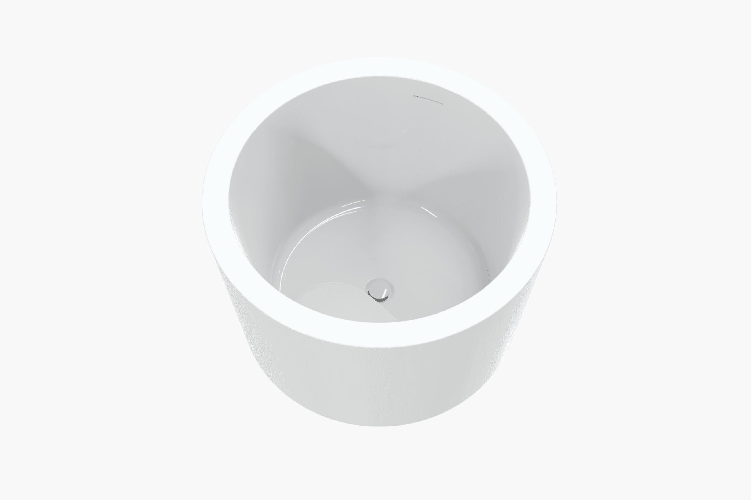 Ovola Compact 1045mm Japanese Soak Tub - OV1023