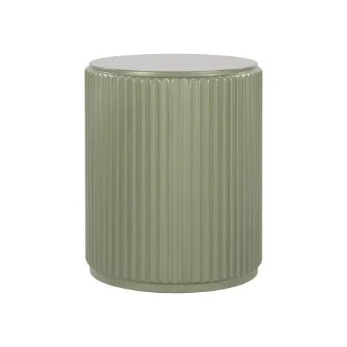 Nova Outdoor Side Table - Green Concrete