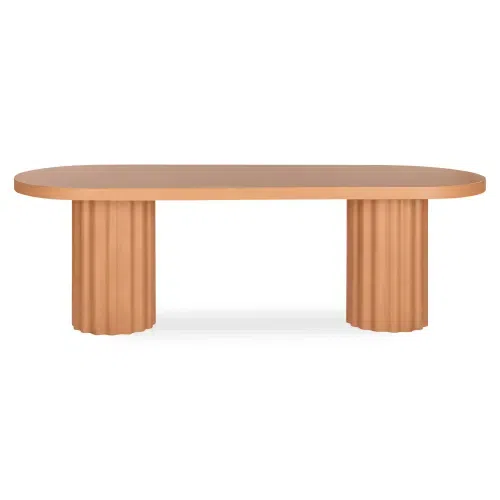 Flock Outdoor Dining Table 240cm - Terracotta Concrete