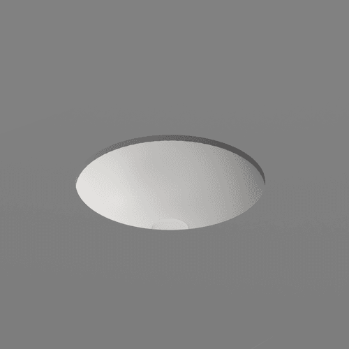 Pura 40 Round Undermount Basin Matt White