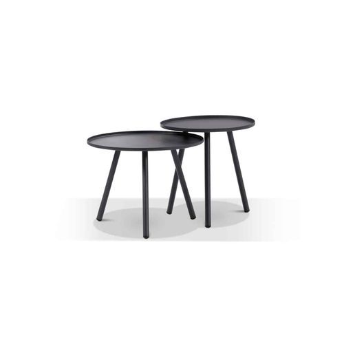 Palm Coffee Table Set 50 + 60cm - Charcoal