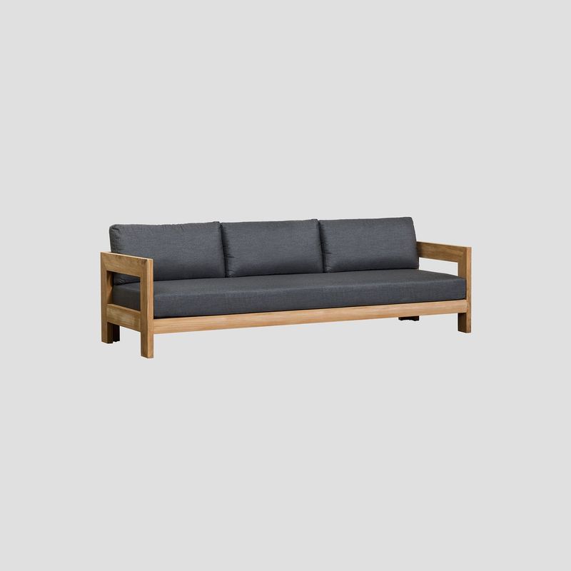 Pauanui Teak Triple Sofa