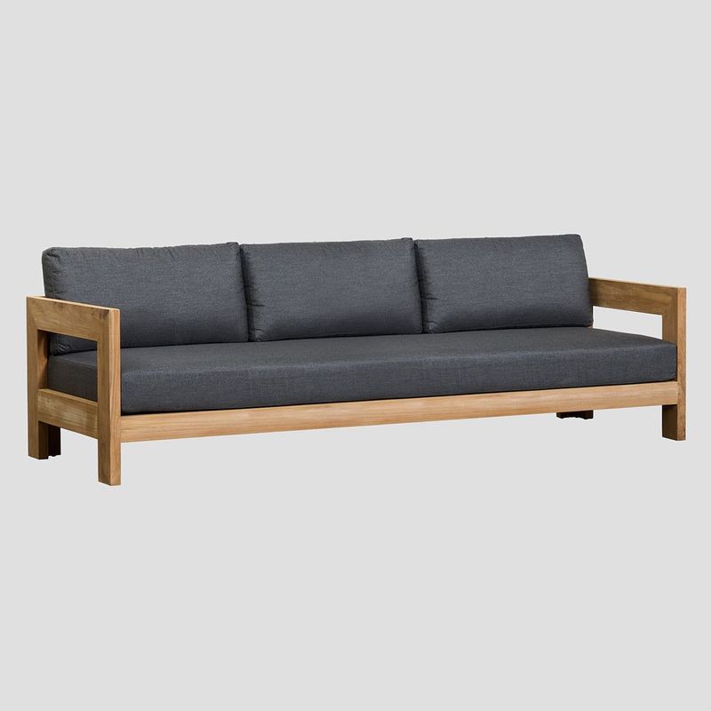 Pauanui Teak Triple Sofa