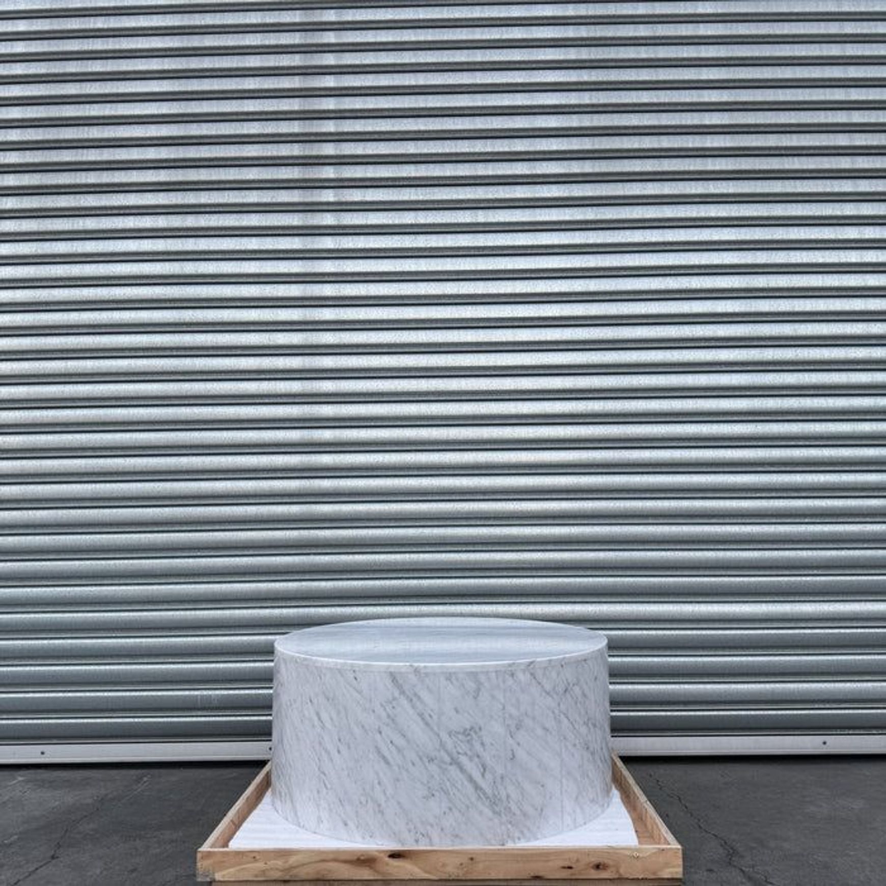 Rounded Coffee Table - Carrara Marble | Natural Stone Co.