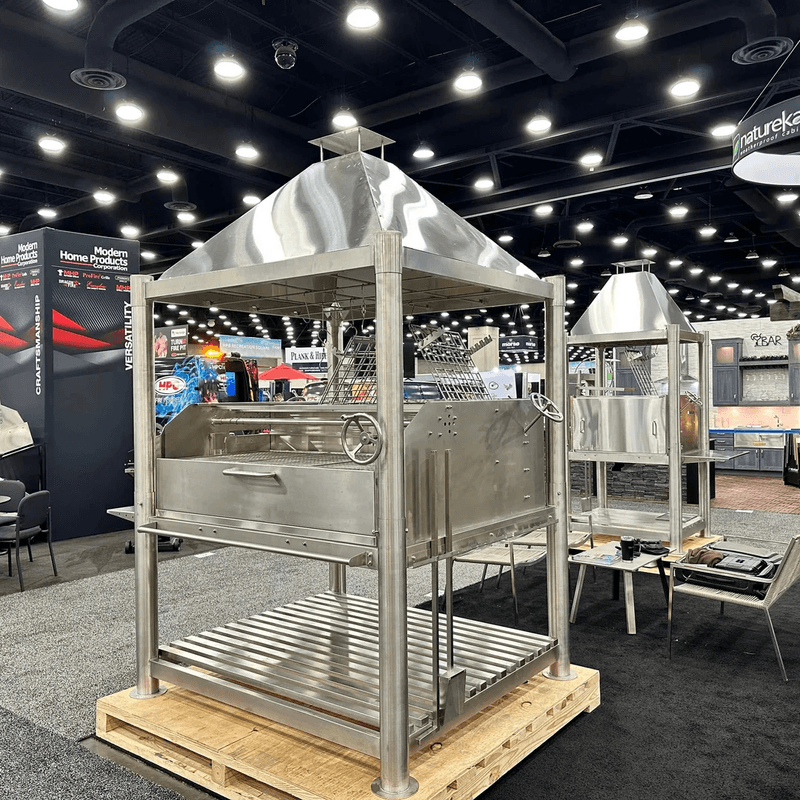 Tagwood BBQ XL Argentine Wood Fire & Charcoal Grill all Stainless Steel | BBQ22SS