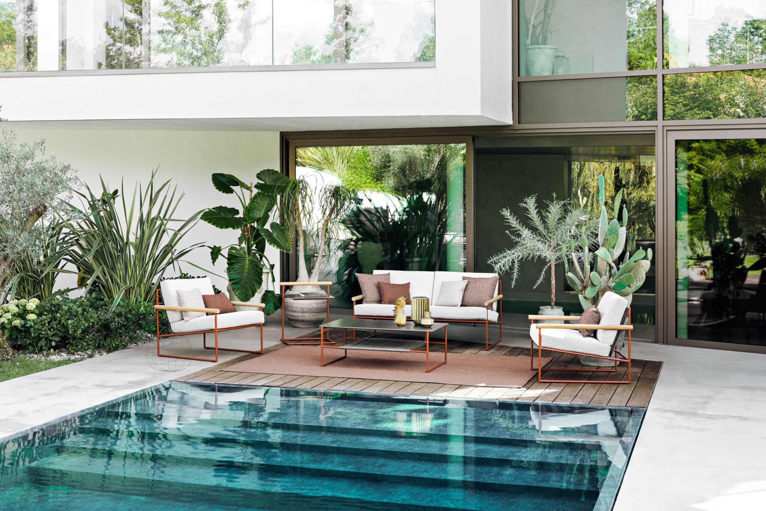 Pipe Outdoor 2 Seater Sofa by Atmosphera