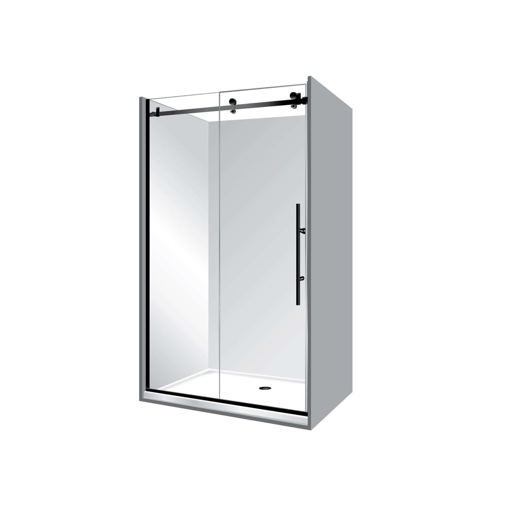 Premier Frameless Alcove Sliding Door Shower 900x1800x900