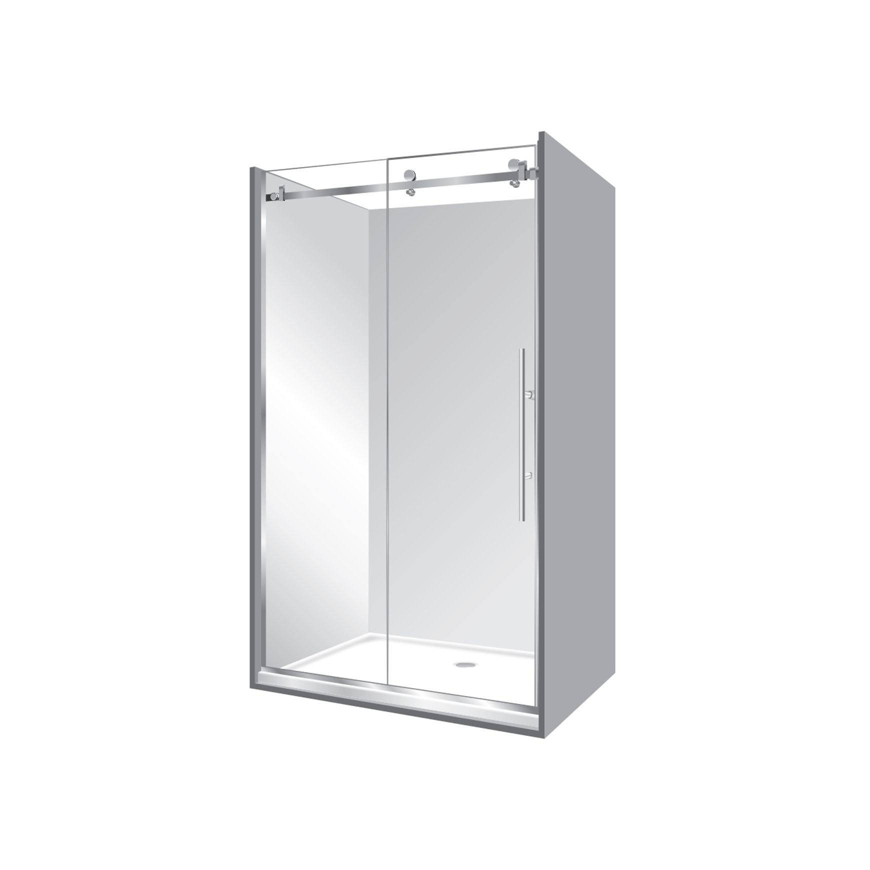 Premier Frameless Alcove Sliding Door Shower 900x1800x900