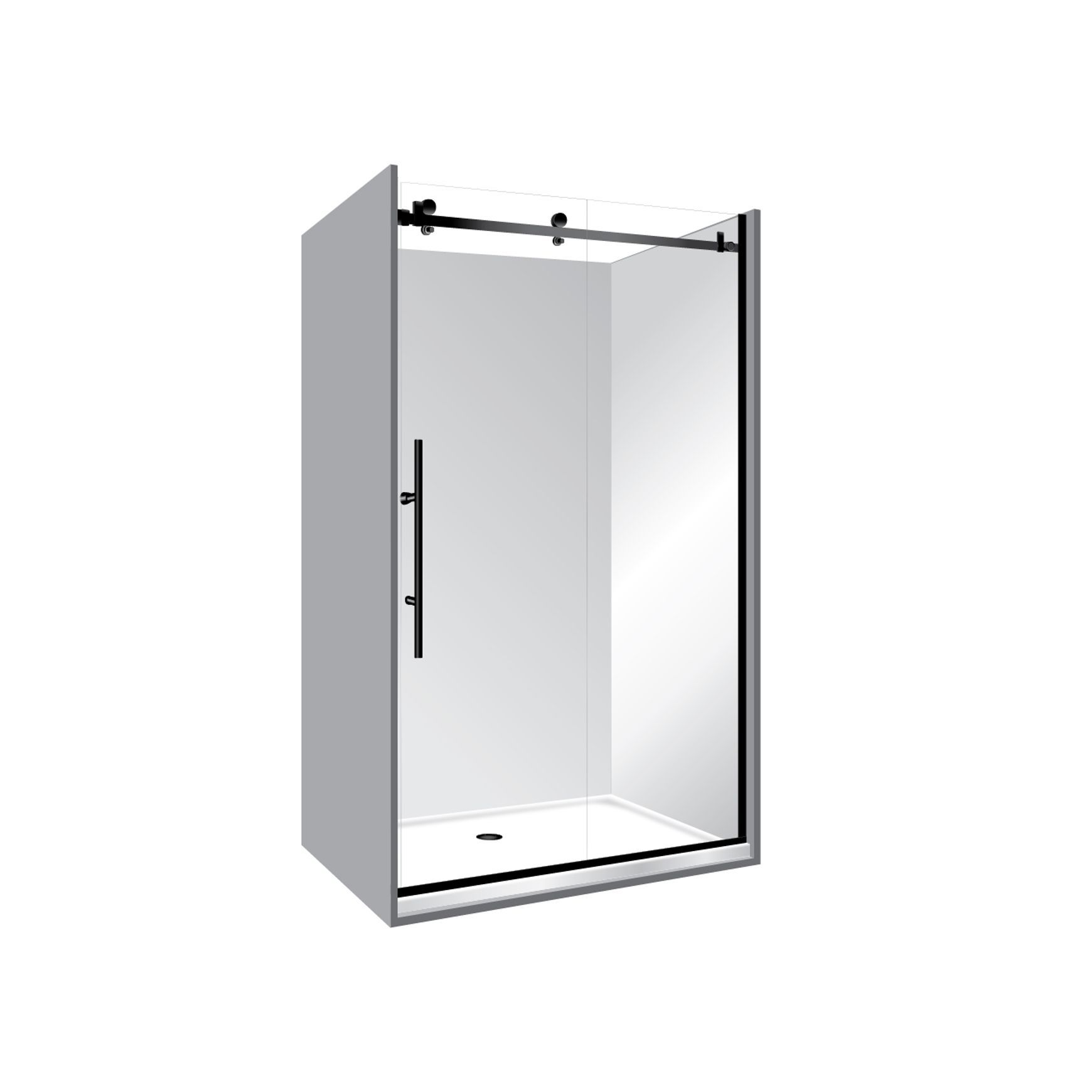 Premier Frameless Alcove Sliding Door Shower 1000x1200x1000