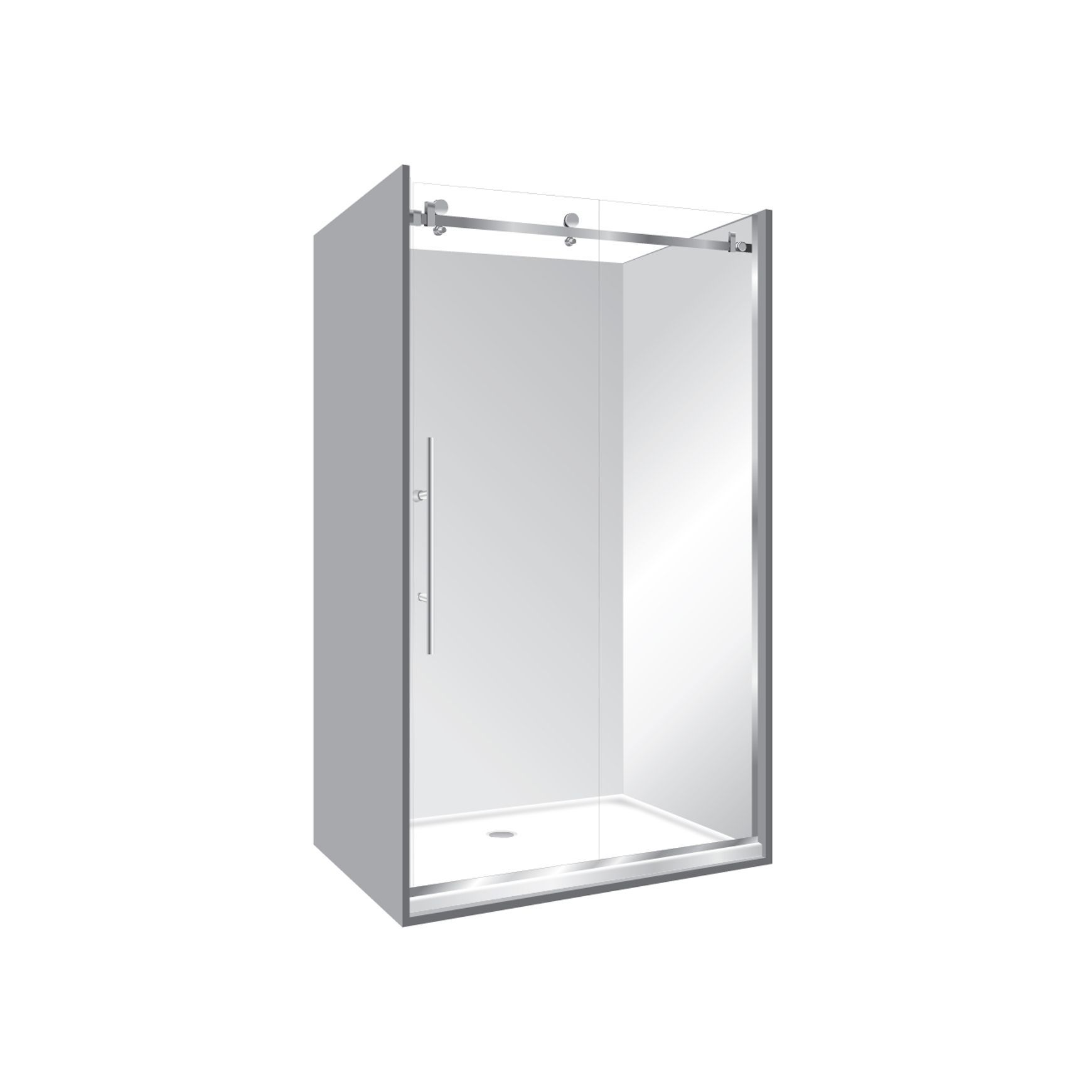 Premier Frameless Alcove Sliding Door Shower 900x1800x900