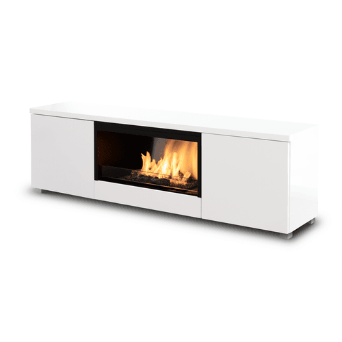 Planika Freestanding Pure Flame Tv Box Bioethanol Fireplace