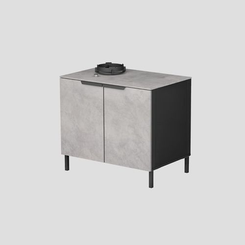 Q-Boo Kitchen Cabinet 100 1 Burner
