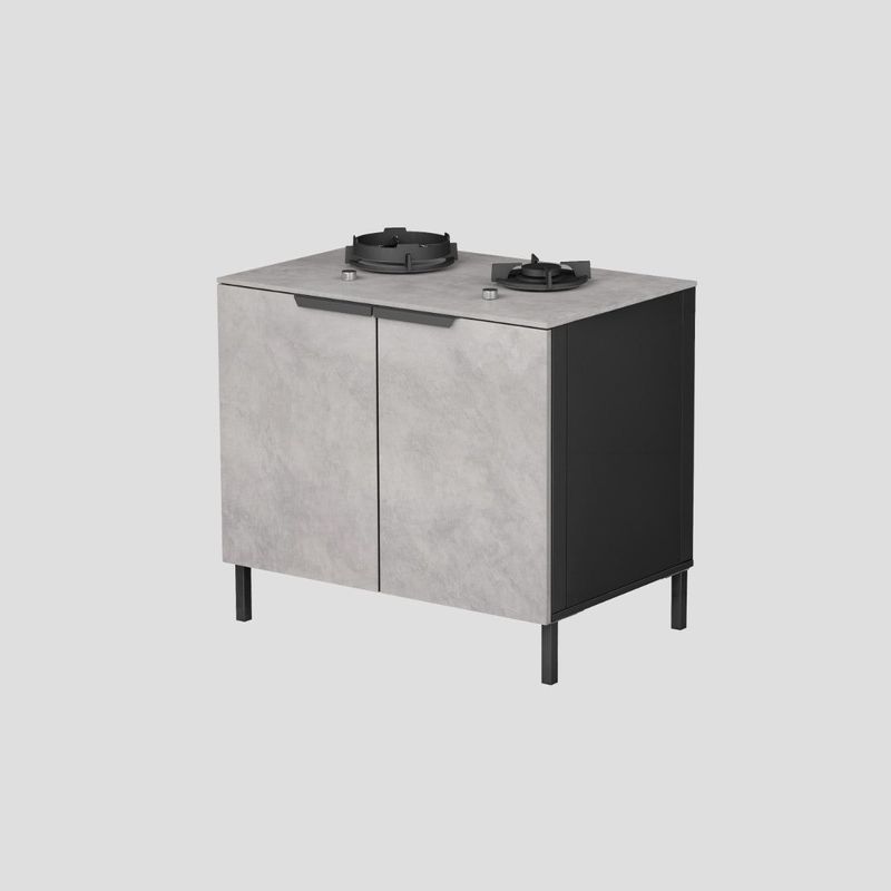 Q-Boo Kitchen Cabinet 100 2 Burners