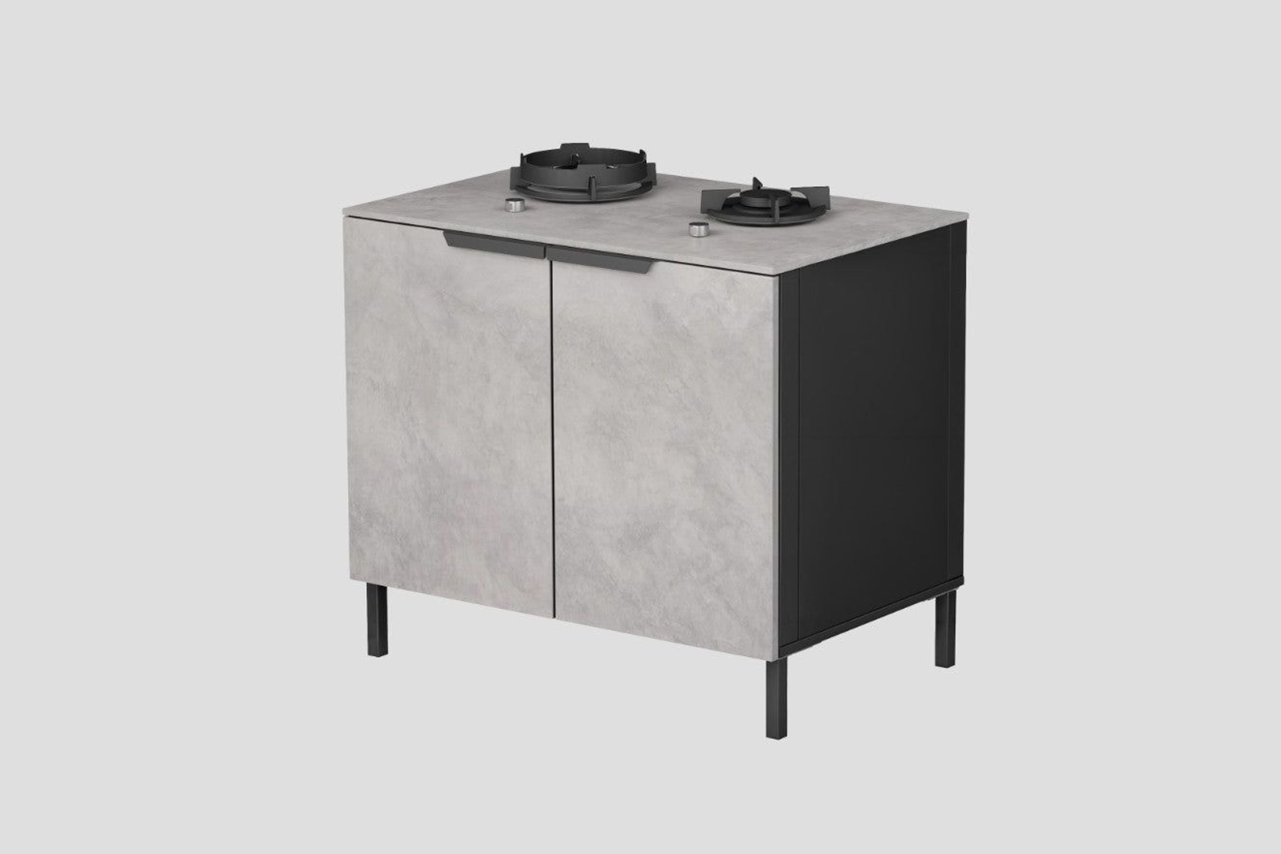 Q-Boo Kitchen Cabinet 100 2 Burners