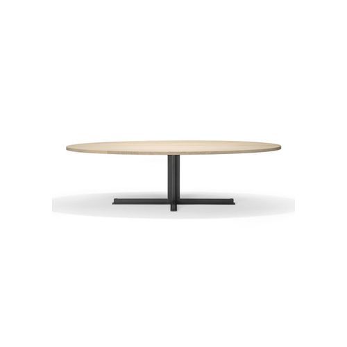 Cross Oval Dining Table