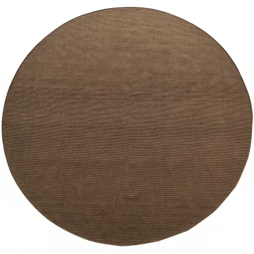 Mesa Outdoor Round Rug - Chocolate 250cm x 250cm