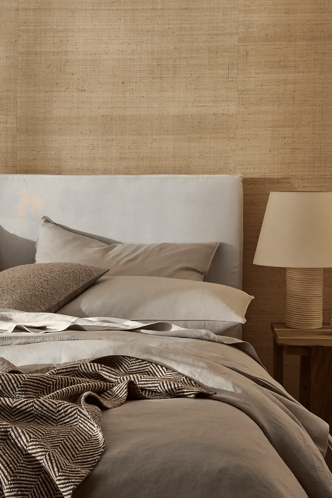 Ravello Pillowcase Pair - Bone | Standard, King or Euro Size