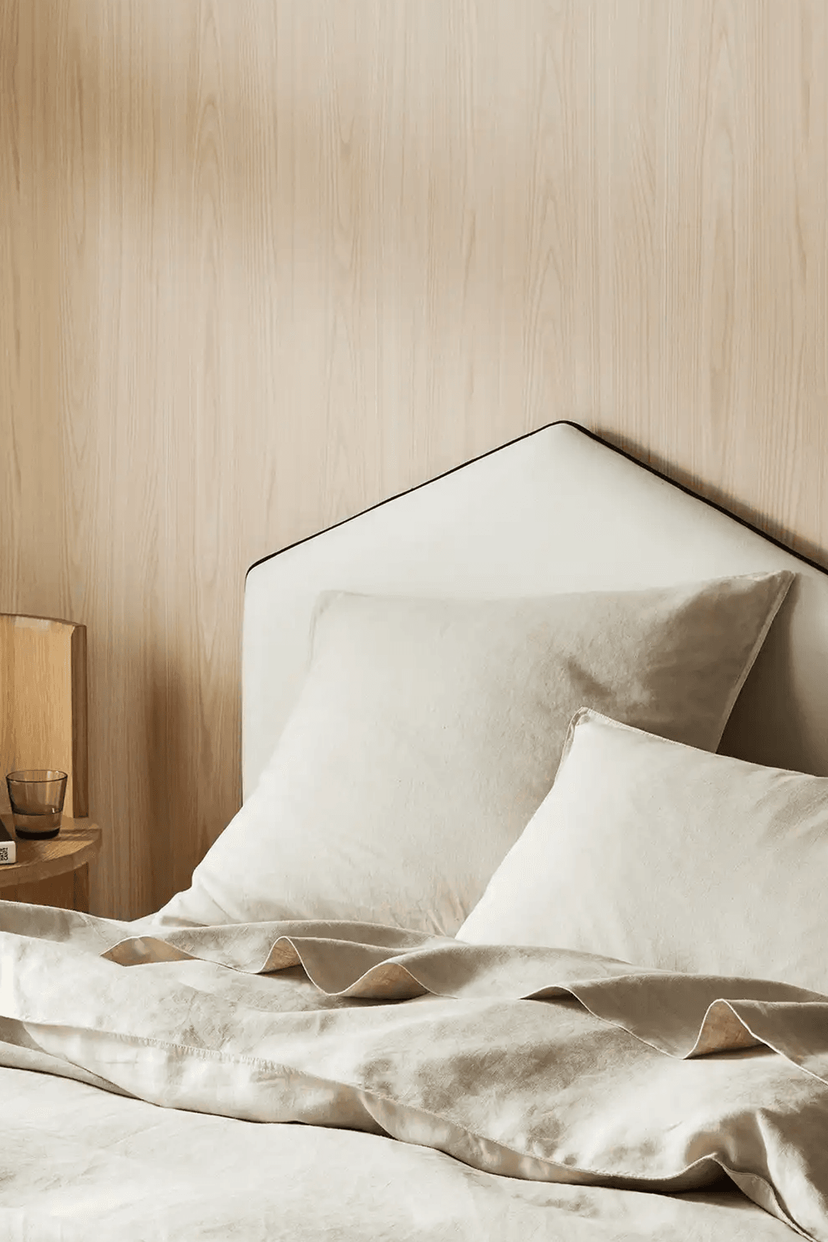 Ravello Linen Flat Sheet - Bone | Weave Home Bed Linen