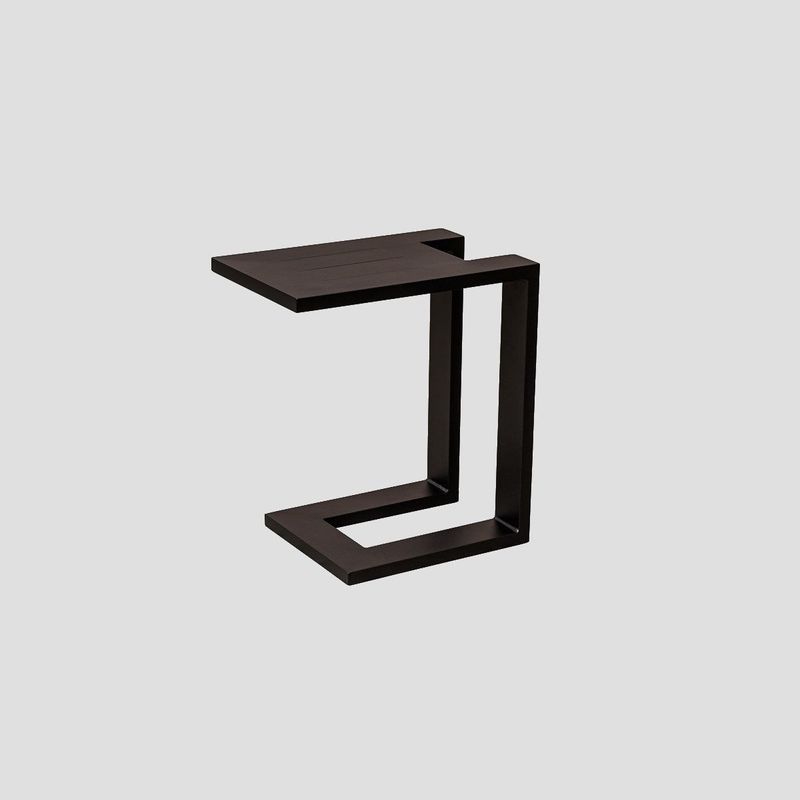 RECTANGULAR ALUMINIUM SIDE TABLE