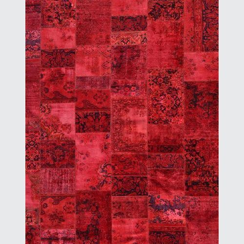 Patchwork Rug Red 310x255