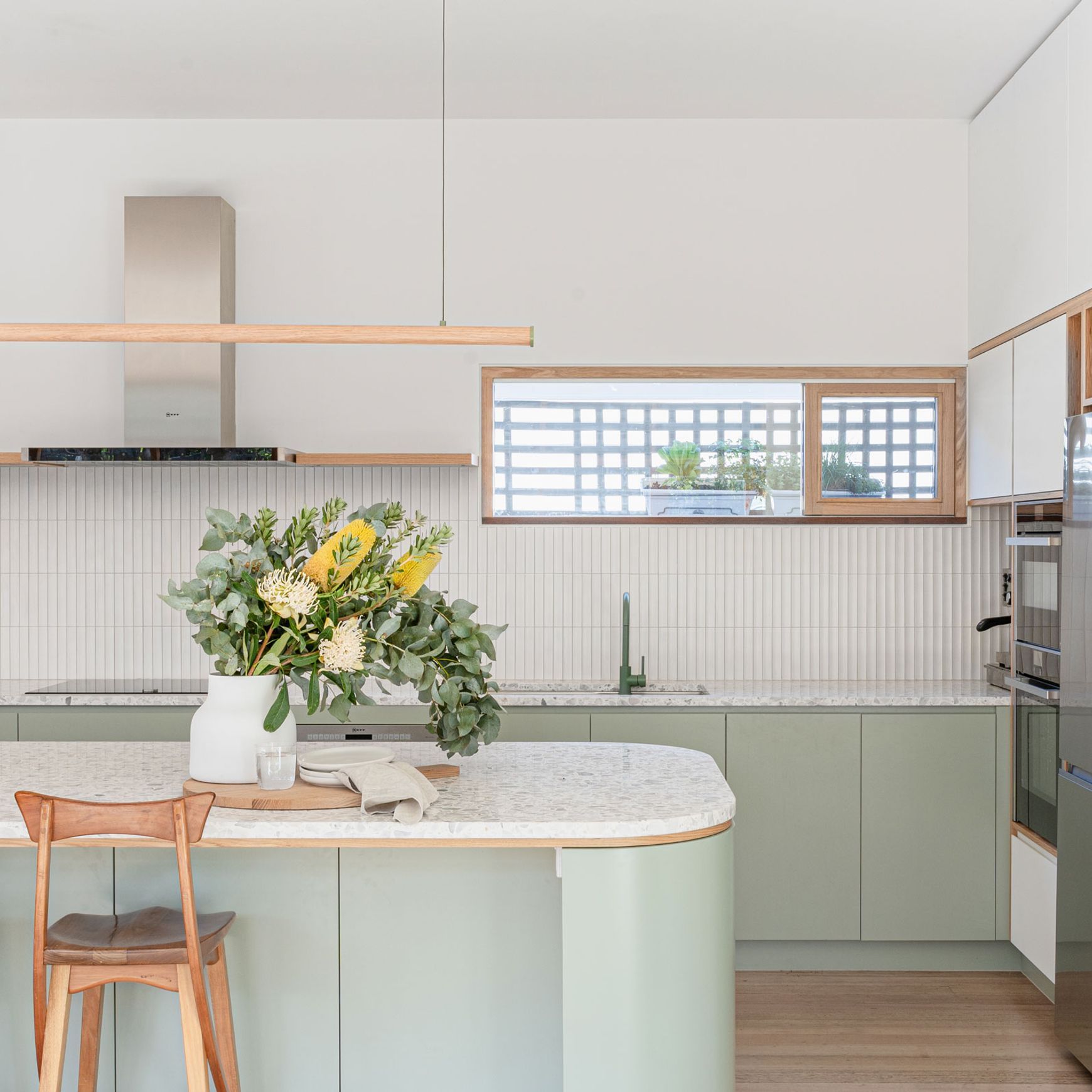 Roller Pendant | American Oak