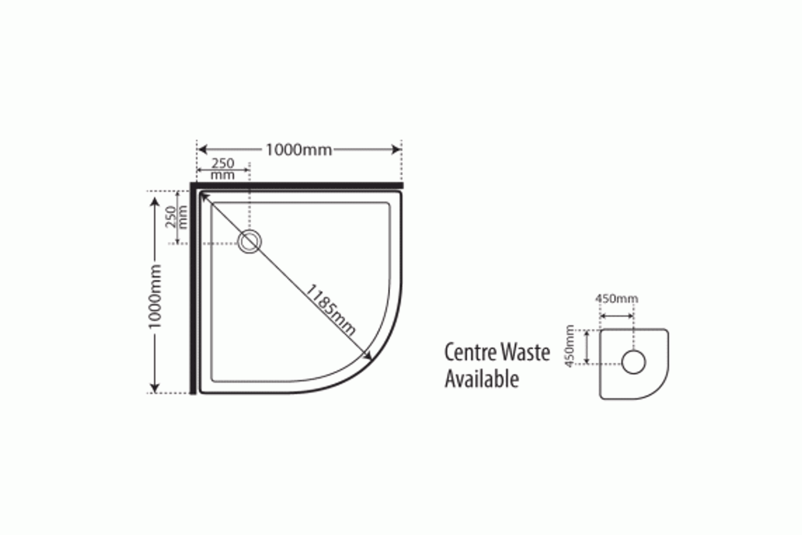 Retro Round 1000 dimensions