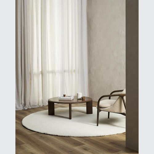 Baya Dorset NZ Wool Round Floor Rug - Natural White