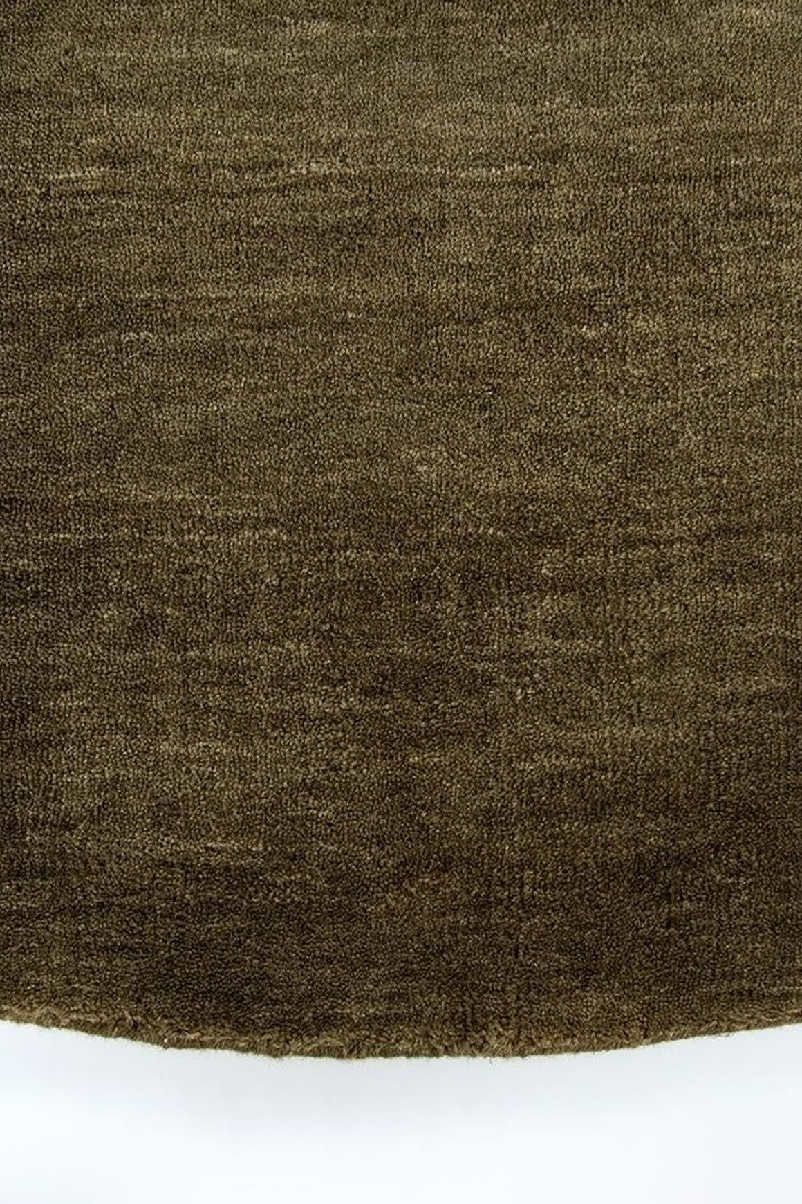 Baya Sandringham 100% NZ Wool Round Rug - Moss