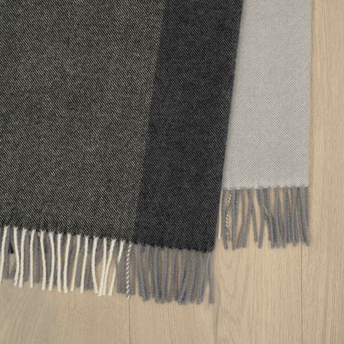 Weave Home Roxburgh Throw - Charcoal | 100% Wool