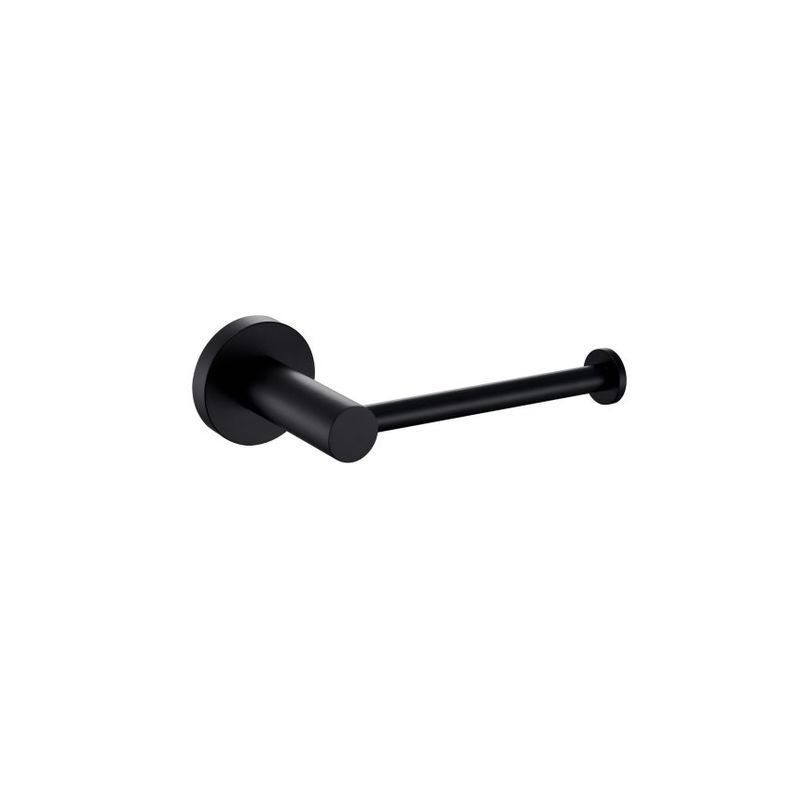 Round Tube Stainless Steel 1908 Toilet Roll Holders Matt Black