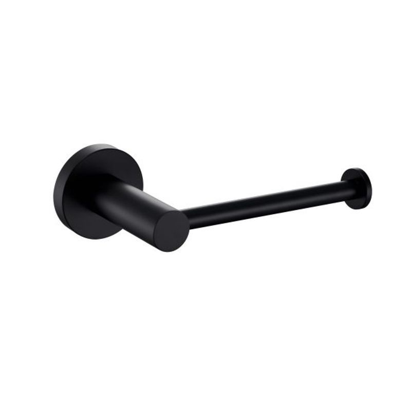 Round Tube Stainless Steel 1908 Toilet Roll Holders Matt Black