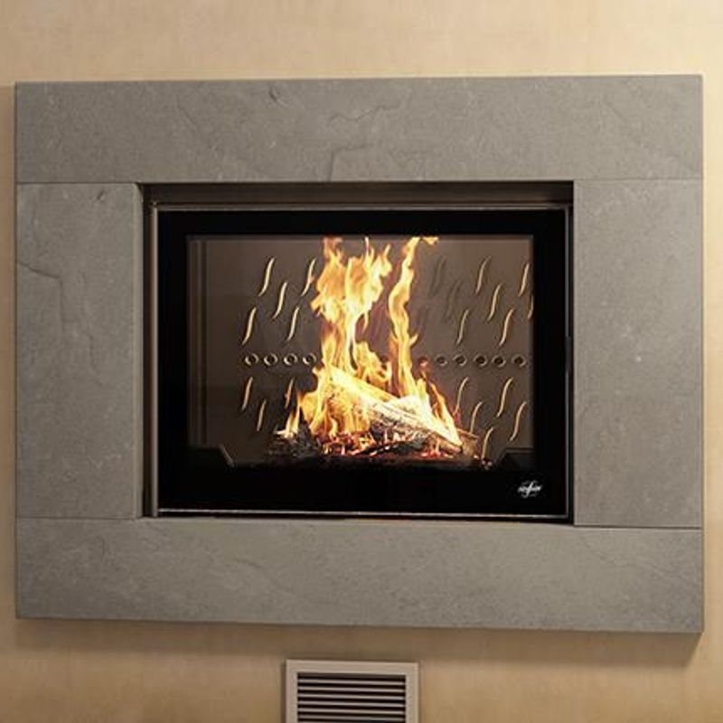 Seguin Europa 7 Blackline Cast Iron Fireplace