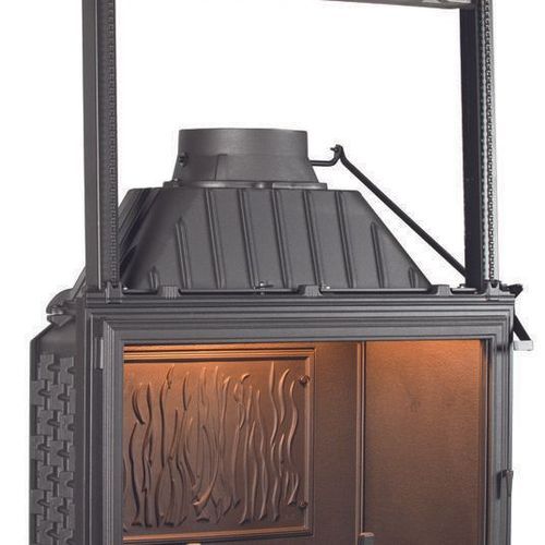 Seguin Super 9 Cast Iron Fireplace Lift Door