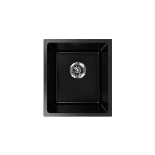 Cynthia 396x446 Black Granite Single Bowl Sink