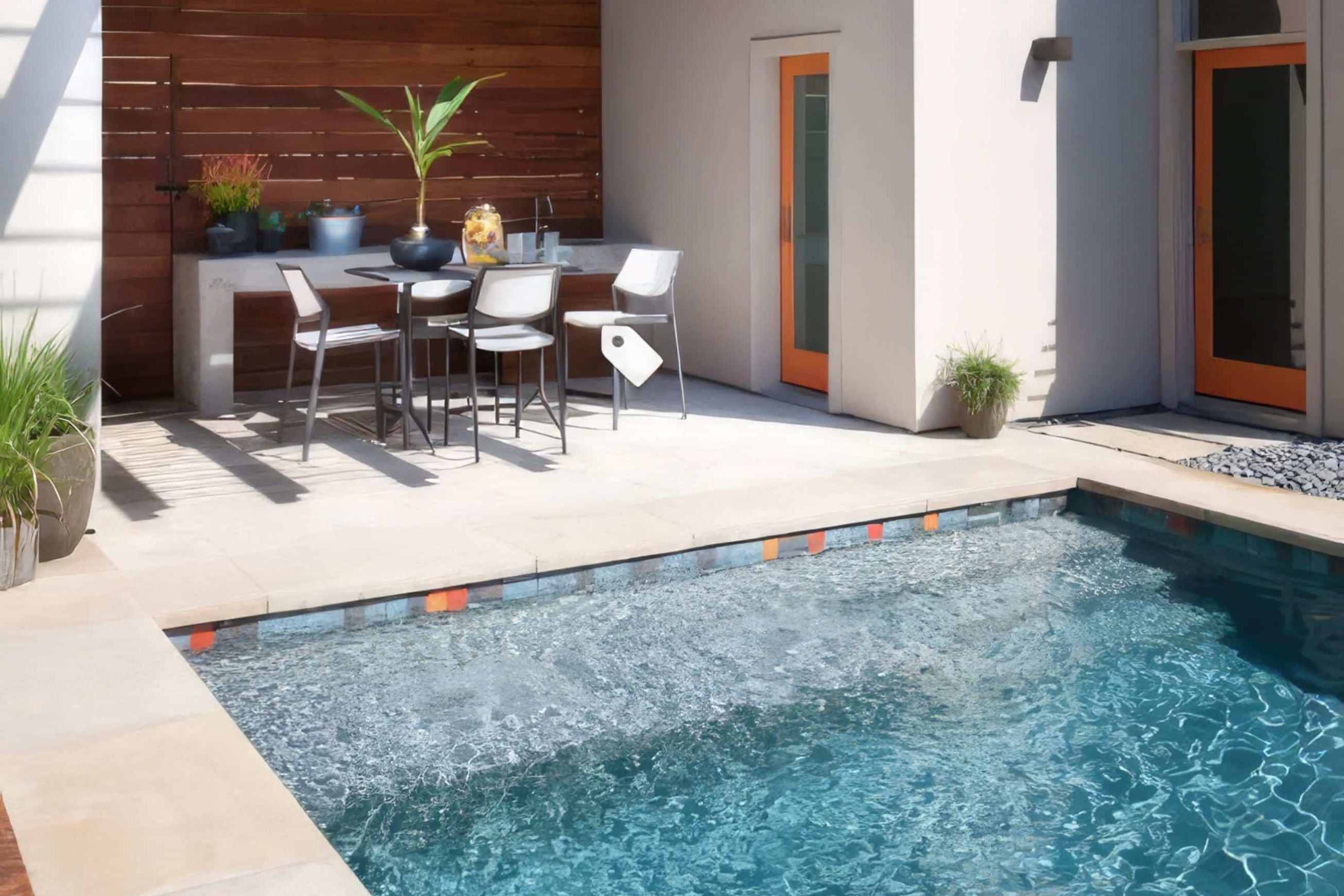 Sinai Pearl Sandblasted Limestone Pool Coping