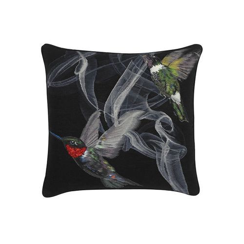 Alexander McQueen | Hummingbird Cushion | Black