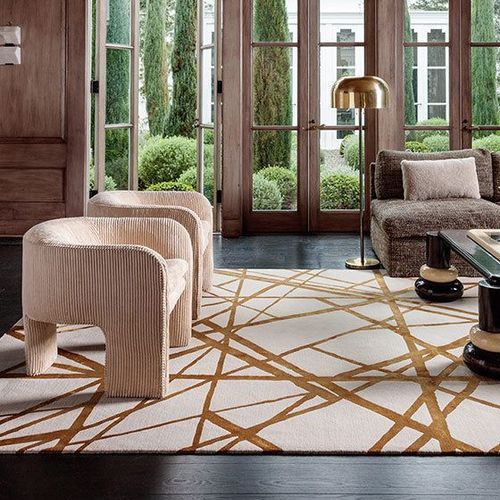 The Rug Company | Channels Copper by Kelly Wearstler
