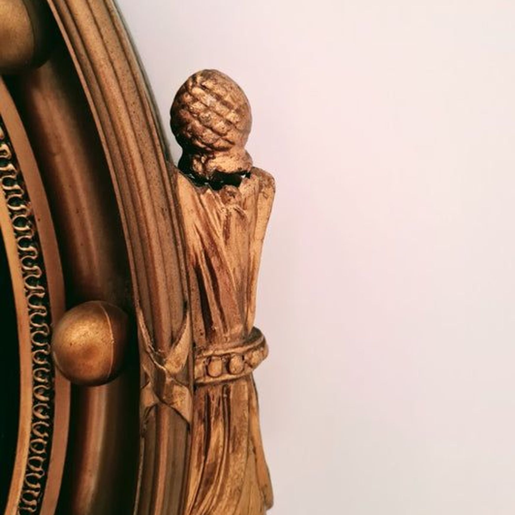 George IV Style Gilt Framed Convex Mirror