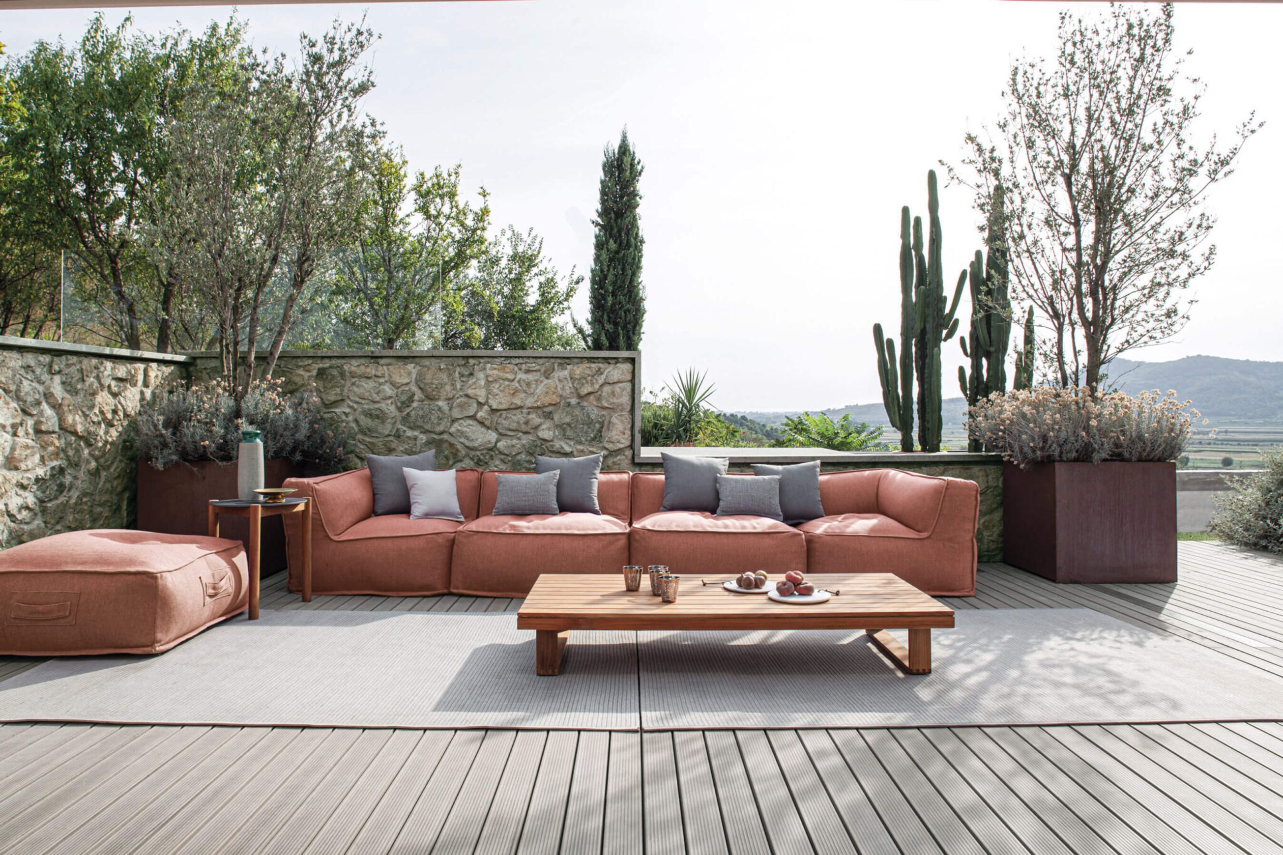 Soft Outdoor Sofa Module 2P by Atmosphera