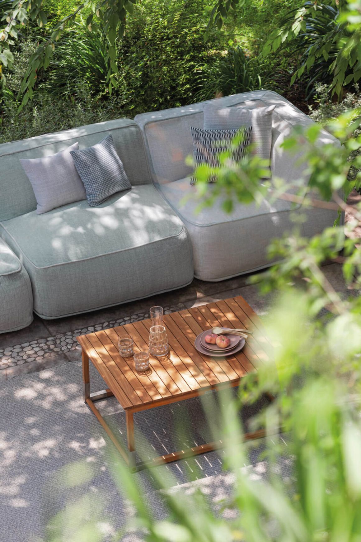 Soft Outdoor Sofa Module 2P by Atmosphera