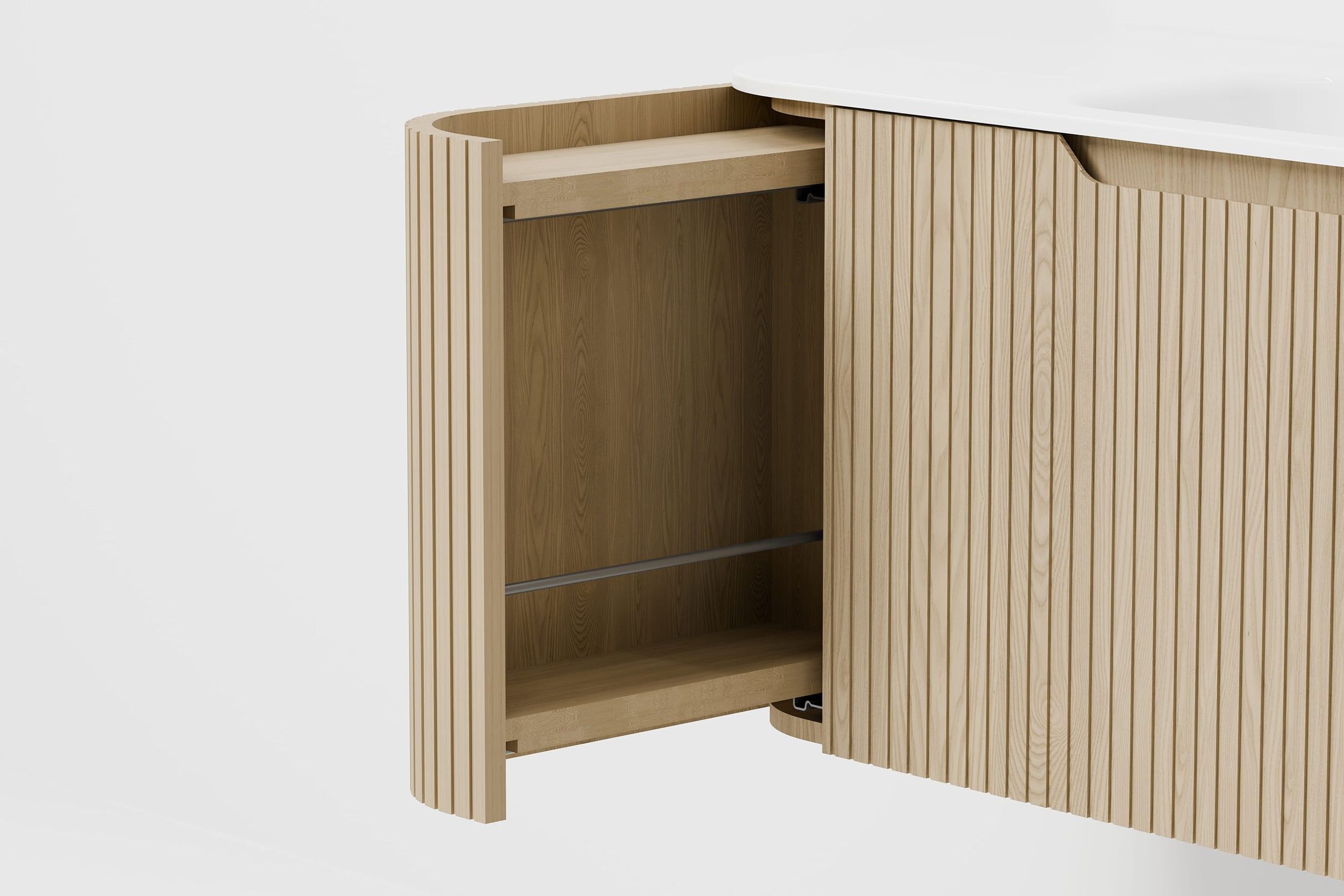 Sora 1800 Vanity | Slab Top
