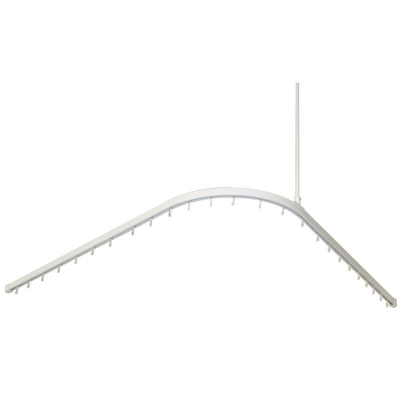 Shower Track - 1600 x 1600 Powder Coated White