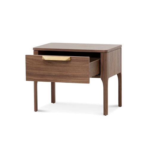 Ithaca Walnut Bedside Table
