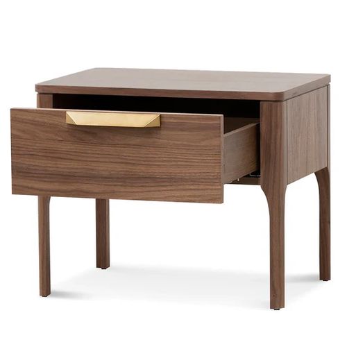 Ithaca Walnut Bedside Table