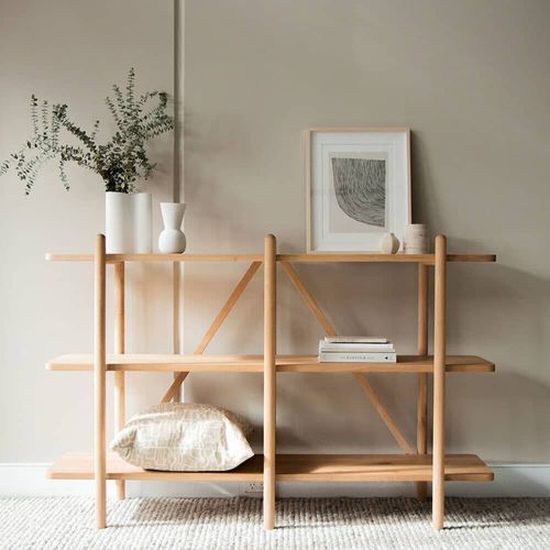 Essential Shelving Unit Oak - Small