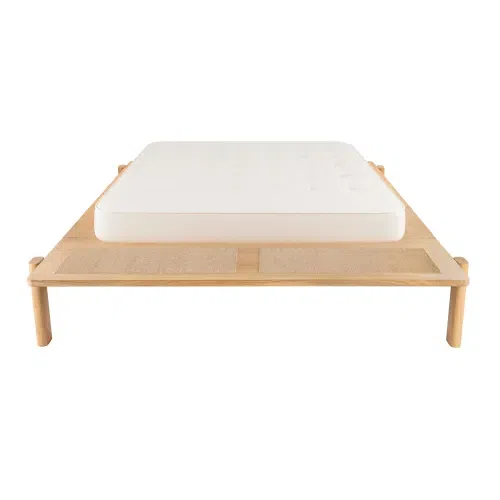 Compass King Bed - Oak