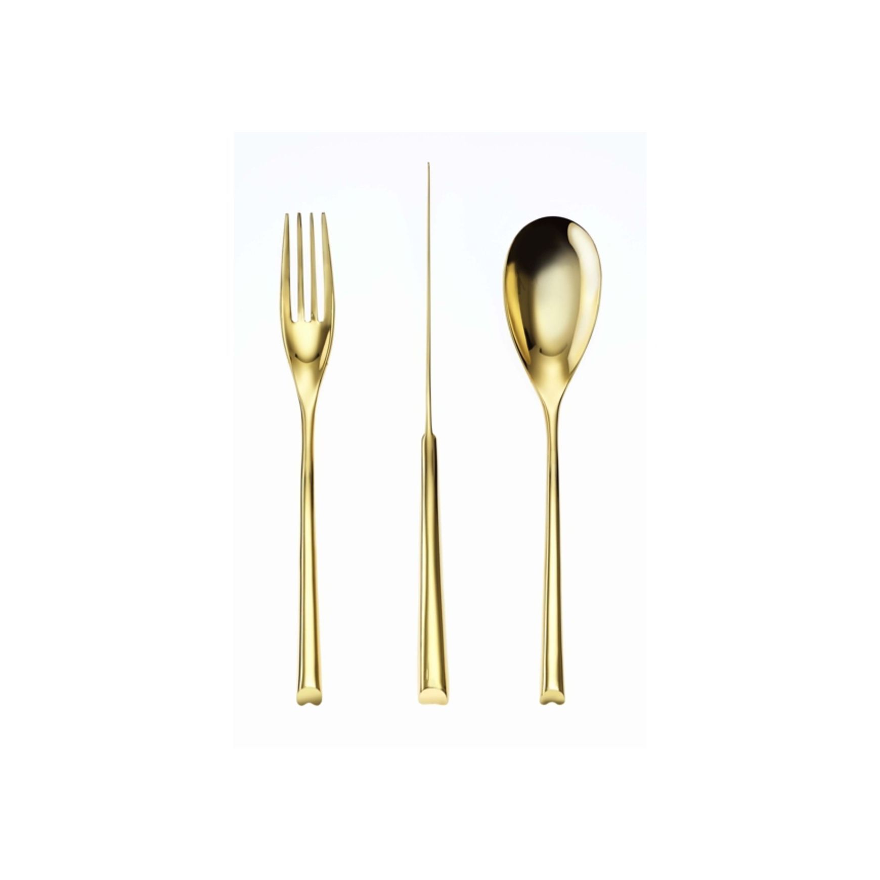 H-Art PVD Gold 24 Piece Cutlery Set